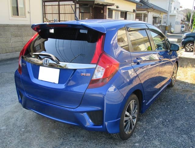 フィットRSブリリアントスポーティブルーM納車